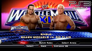 WWE SmackDown VS Raw 2009 PS3 - Shawn Michaels VS Ric Flair [2K][mClassic]