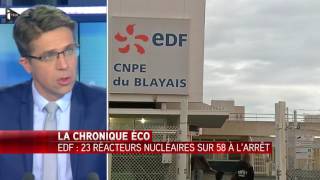 EDF : 23 réacteurs nucléaires actuellement à l'arrêt à l'approche de l'hiver