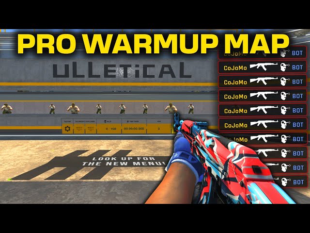 How to play aimbotz style map CS2 - Refrag Warmup Map 