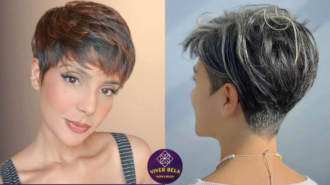 10 MELHORES CORTE DE CABELO PARA MULHERES +50 ANOS CABELO CURTO ...