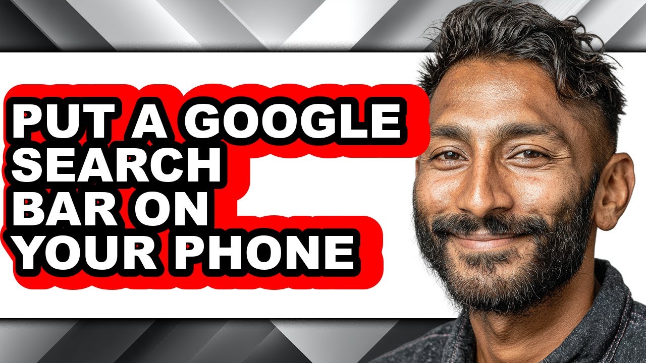 How to Put a Google Search Bar on Your Phone (updated)