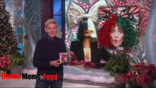 Maddie ziegler perfomes with sia on the Ellen show
