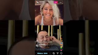 Serdar Ortaç Naz Çekem Instagram Canlı Yayını
