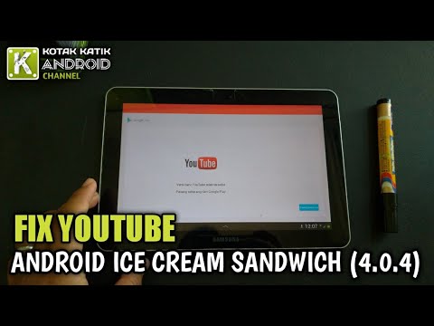 Cara Buka Aplikasi Youtube Di android Ice Cream Sandwich (4.0.4) Samsung Galaxy Tab 10.1 P7500