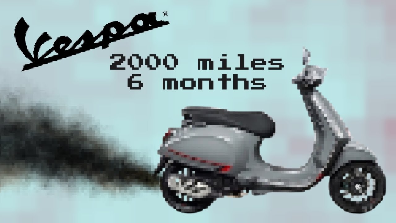 6 месяцев и 2000 миль с Vespa Sprint 150 S — включая расходы на владение
