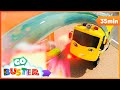 Buster the Hero Fire Truck Saves the Day | Go Buster | Baby Cartoon | Kids Video | ABCs and 123s