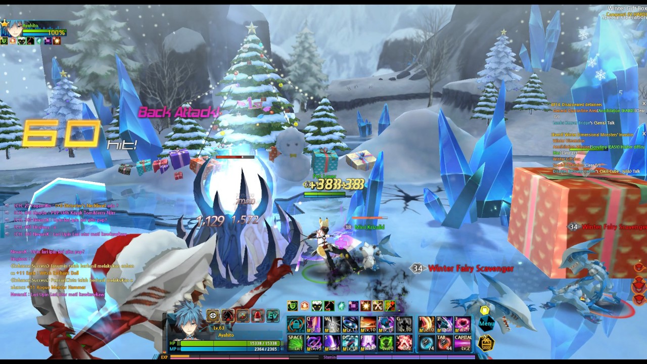 [CLOSER ID] winter event dungeon nata gameplay