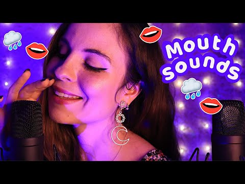 👄 ASMR | MOUTH SOUNDS, KISSES & INAUDIBLE 👄 Version pluie 🌧️
