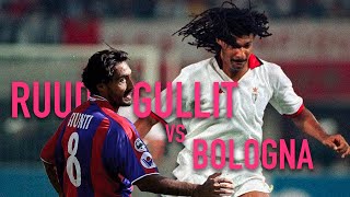 Ruud Gullit vs Bologna | Destroying Gianluca Pessotto | 08/08/1992