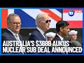 Historic AUKUS Nuclear Submarine Deal Unveiled By Biden, Albanese, Sunak | 10 News First