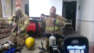 Cedar Fort Fire Scba/bunker drill