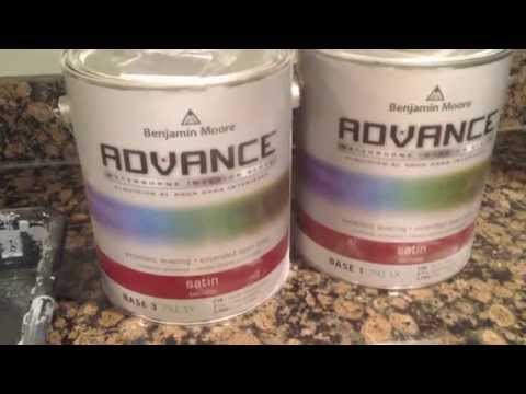 How to Paint Kitchen Cabinets: Step 9 Painting