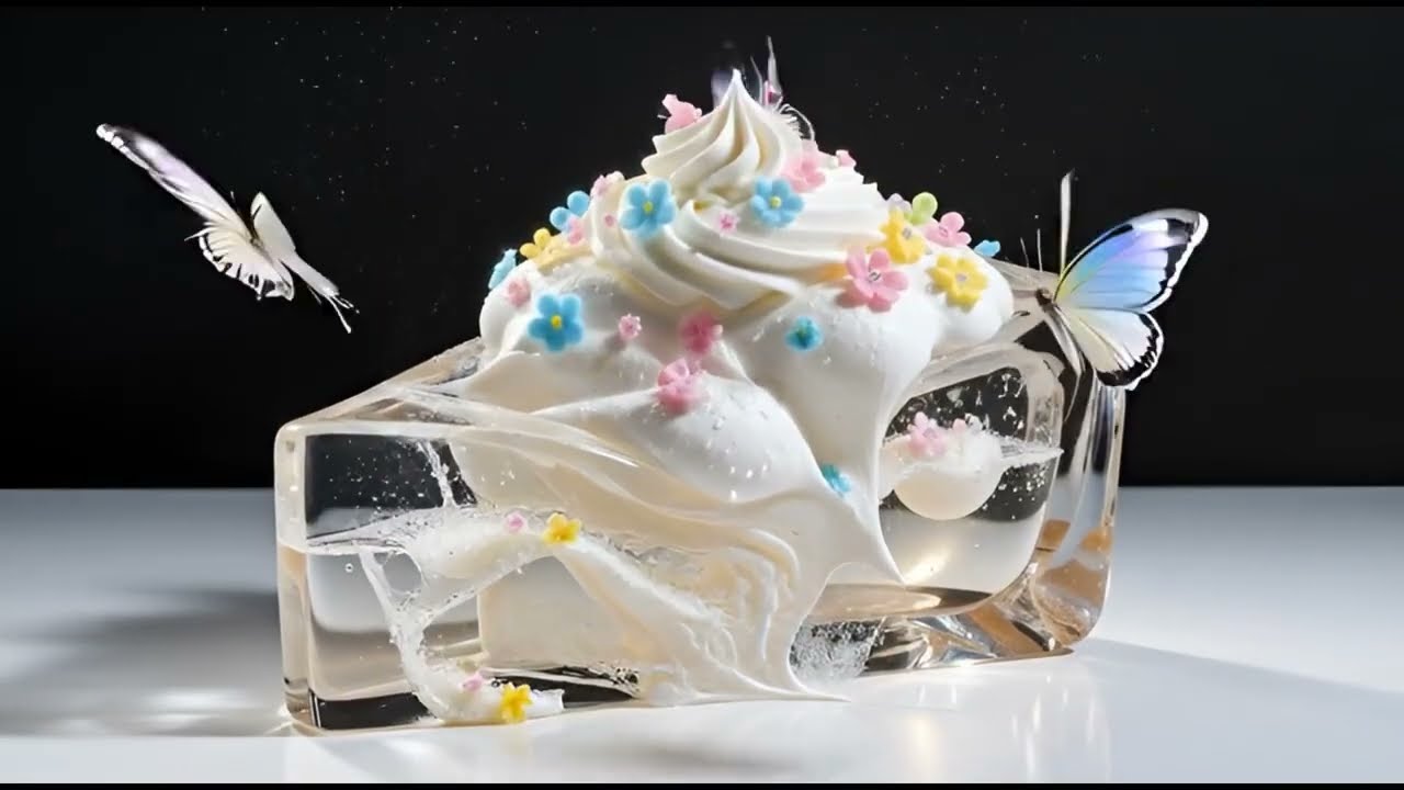 유리 케이크 자르기 Cutting a Glass Cake ASMR 🍰🔪 #ASMR #유리케이크#GlassCake #CuttingASMR #BreakingSound #힐링ASMR