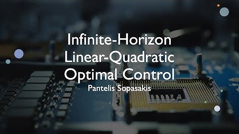 Infinite-horizon linear-quadratic optimal control