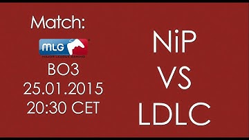 CS:GO Bet Prediction: NiP vs. LDLC (Read Description) 25.01.2015