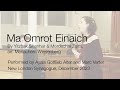 Ma omrot einaich  december 2023 new london synagogue