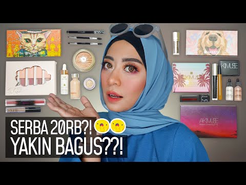 Haul & Try On Makeup Shopee Murah- Murah!!. 