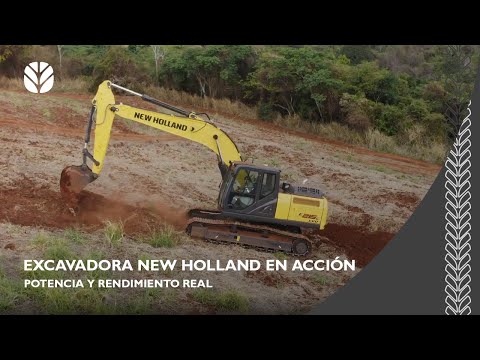 Excavadora New Holland en Acción | Potencia y Rendimiento Real