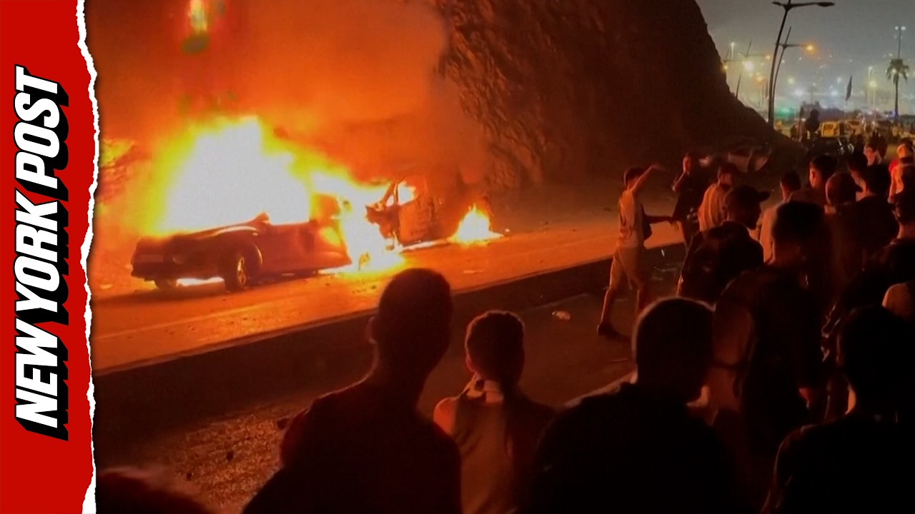 Unrest Erupts as Moroccan Migrants Ignite Vehicles at Spain-Morocco Border