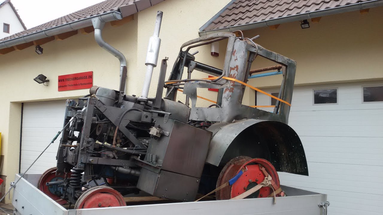 Treckergarage Feldrennach - Abholung eines Unikats im Allgäu