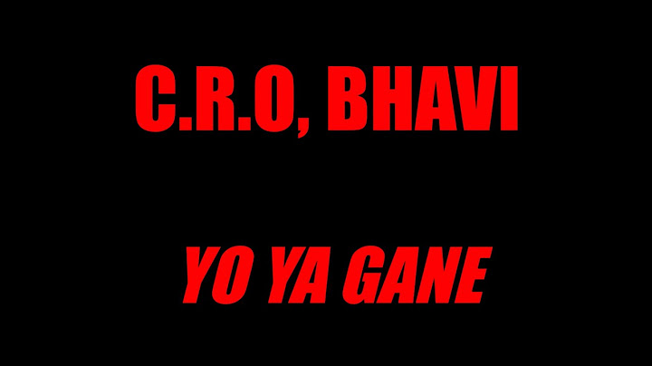 C R O, BHAVI - Yo Ya Gané (Letra / Lyric)
