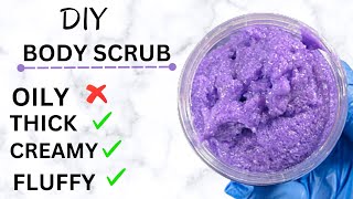 How to make EMULSIFIED sugar scrub with recipe| Easy &amp; Quick DIY