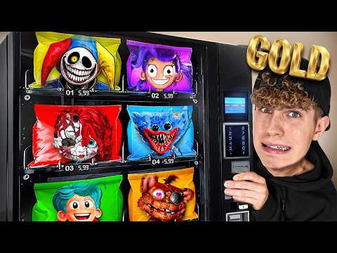 NEVER OPEN ALL THESE POPPY PLAYTIME CHAPTER 5 VENDING MACHINE MYSTERY PACKS AT 3 AM!!