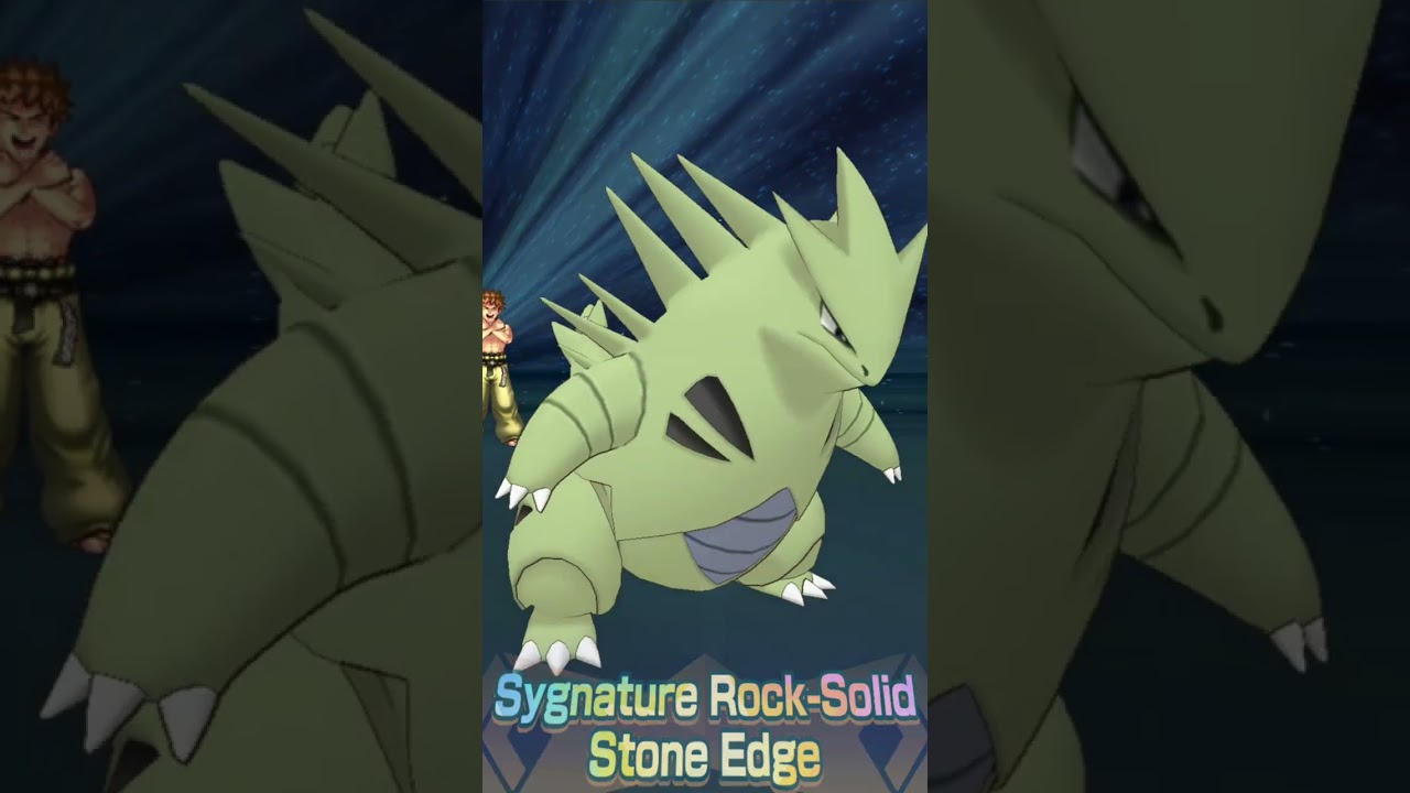 Sygna Suit Brock & Tyranitar Sygnature Rock-Solid Stone Edge || Pokemon Masters EX