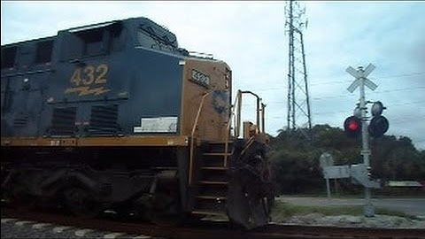 CSX Mixed Freight Train 2 Miles Long 148 Cars