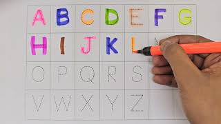 How to Write Letters for Children - Teaching Writing ABC for Preschool - Alphabet for Kids