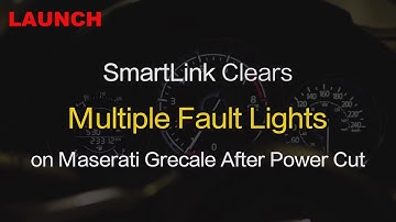 LAUNCH SmartLink Remote Diagnosis: Maserati Fault Lights