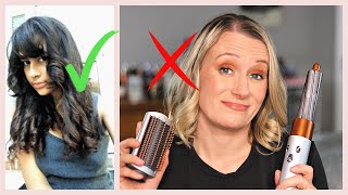 DYSON AIRWRAP COMPLETE STYLER COPPER GIFT SET! Testing It Out On 2 Different HAIR TYPES! Worth It?