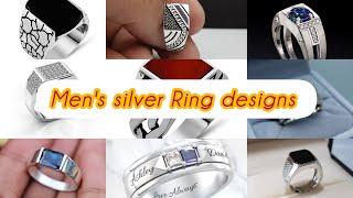 Very Attractive Men's silver Ring designs 2025