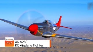 XK A280 RC Airplane Fighter RTF With LED Lights - Shop on Banggood