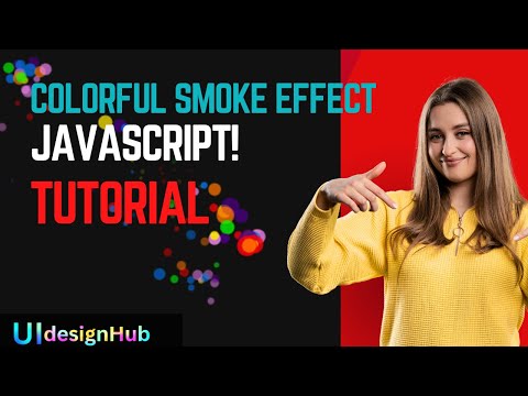🔥 Colorful Smoke Effect in JavaScript | HTML CSS JS Animation | Mouse Trail Effect*🎨