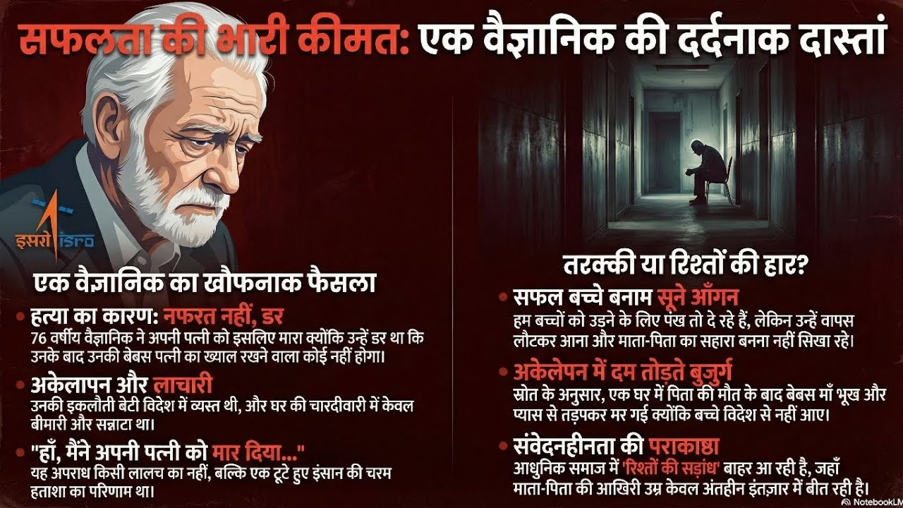 एकाकीपन की त्रासदी और रिश्तों का अंत #सफलता की भारी कीमत #एक वैज्ञानिक की दर्दनाक दास्ताँ 