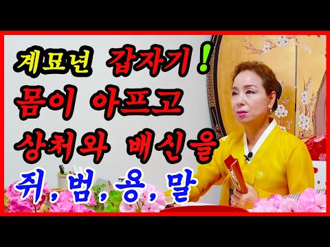 계묘년, 쥐,호랑이,용,말띠,갑자기! 몸이 아프고 상처와 배신을.... 경기도 광주 용한만신,천선암,광주 용한점집 인생상담,사주,고민해결,꿈,택일,조상,영혼제도,궁합,부동산상담,