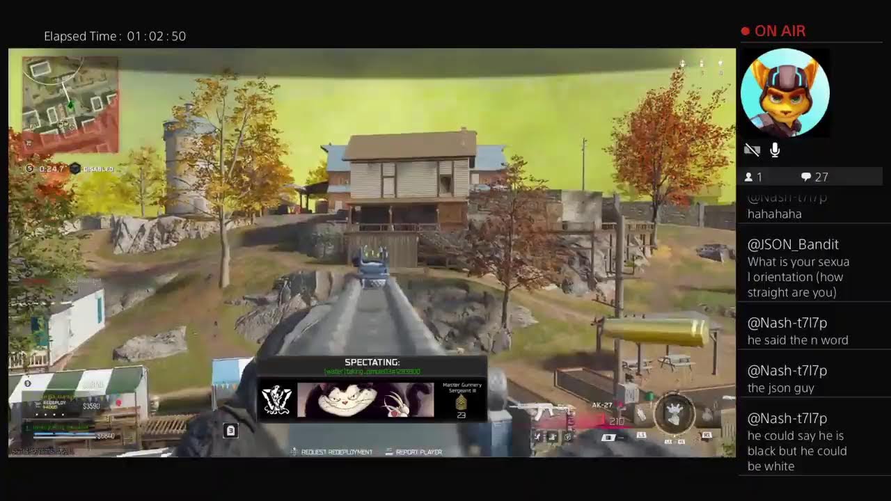 The gGamemMasta live stream Coll of duty warzone