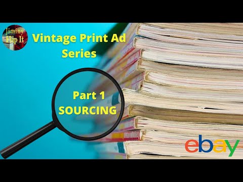 How To Resell Vintage Print Ads and Make Money Online – Money and Bills