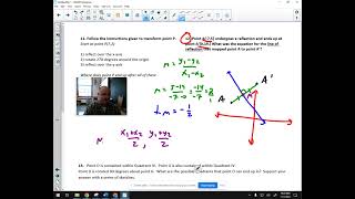 Find Line of Reflection NO GRAPH