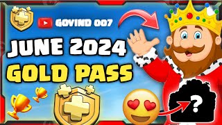 JUNE 2024 GOLD PASS NEW SKIN OR SCENERY🔥🤩 IN CLASH OF CLANS | COC JUNE 2024 HERO SKIN