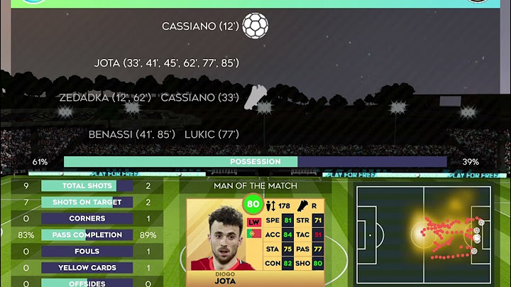 This is why you never stop playing until the final whistle