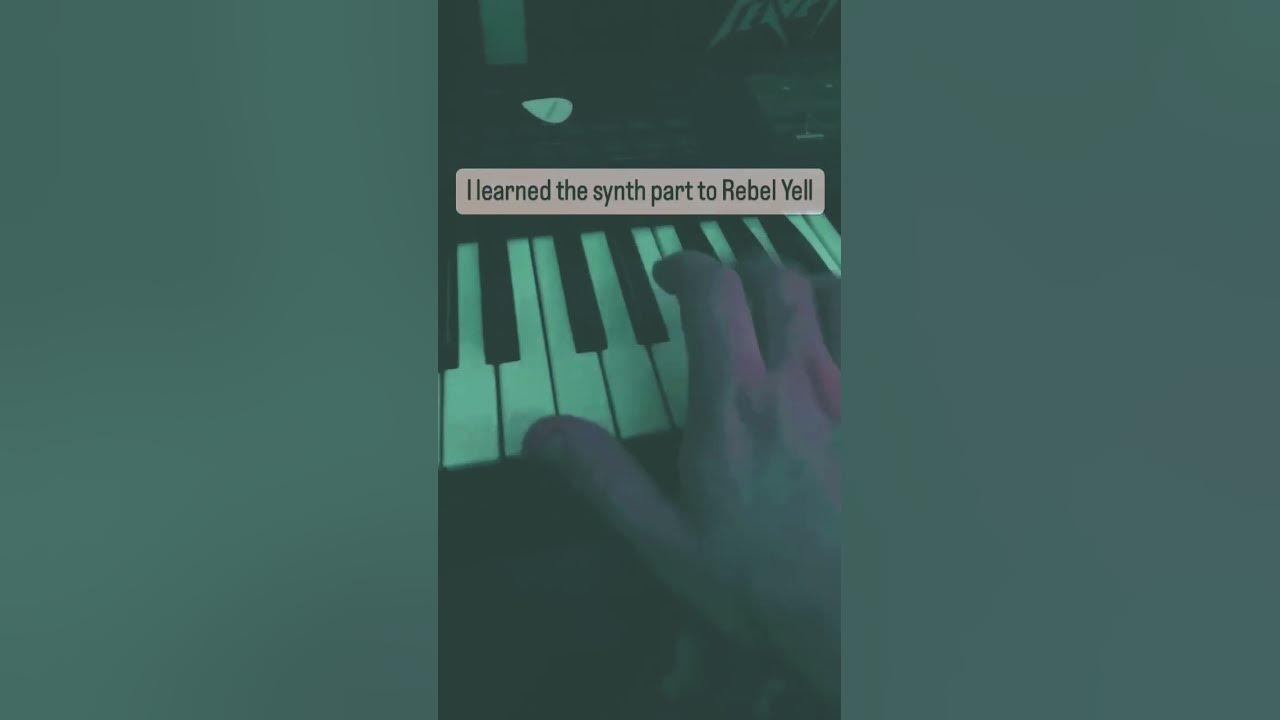 Rebel yell synth bit Billy Idol