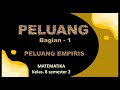 PELUANG EMPIRIS - Matematika Kelas 8 Semester 2 #peluangempiris #matematikakelas8
