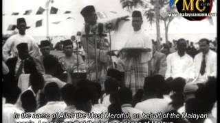 20 Februari 1956 Pengistiyaran tarikh Merdeka di Melaka