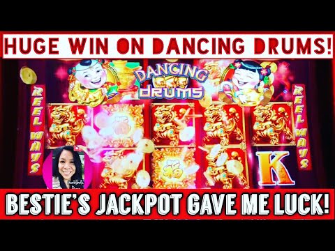 👸🏽🤳🏽🎰 WON HUGE ON DANCING DRUMS ALL BECAUSE OF BESTIE’S JACKPOT! HIS JACKPOT GAVE ME 🍀 PART 1!