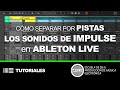 Cómo separar por pistas los sonidos de IMPULSE en ABLETON LIVE