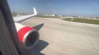 Eurowings Boeing B737-800 take off Munich to Klagenfurt