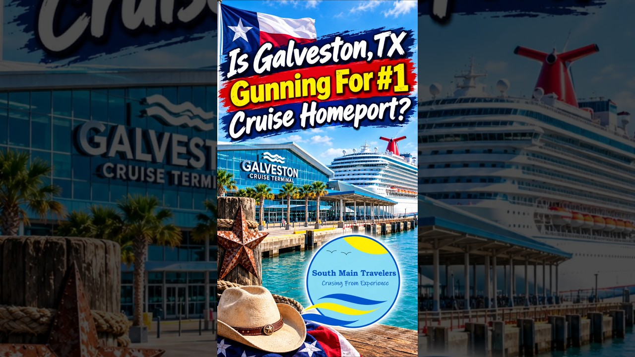Is Galveston becoming the biggest homeport in the U.S.? #cruisenews #cruise #travel #galveston