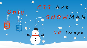 Snowman CSS Art Tutorial: Create Stunning Winter Magic with HTML and CSS
